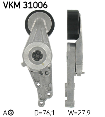 Ролик натяжителя приводного ремня  AUTLOG арт. VKM 31006
